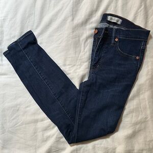 Madewell Dark Indigo Skinny Jeans
